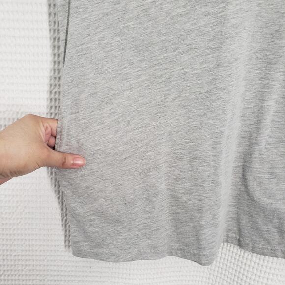 Champion T-Shirt Dress Girls Small Gray Athletic Casual Short Sleeve Crew Neck - Picture 9 of 11